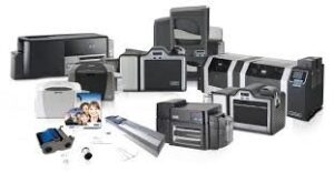A group of different types of cameras and printers.